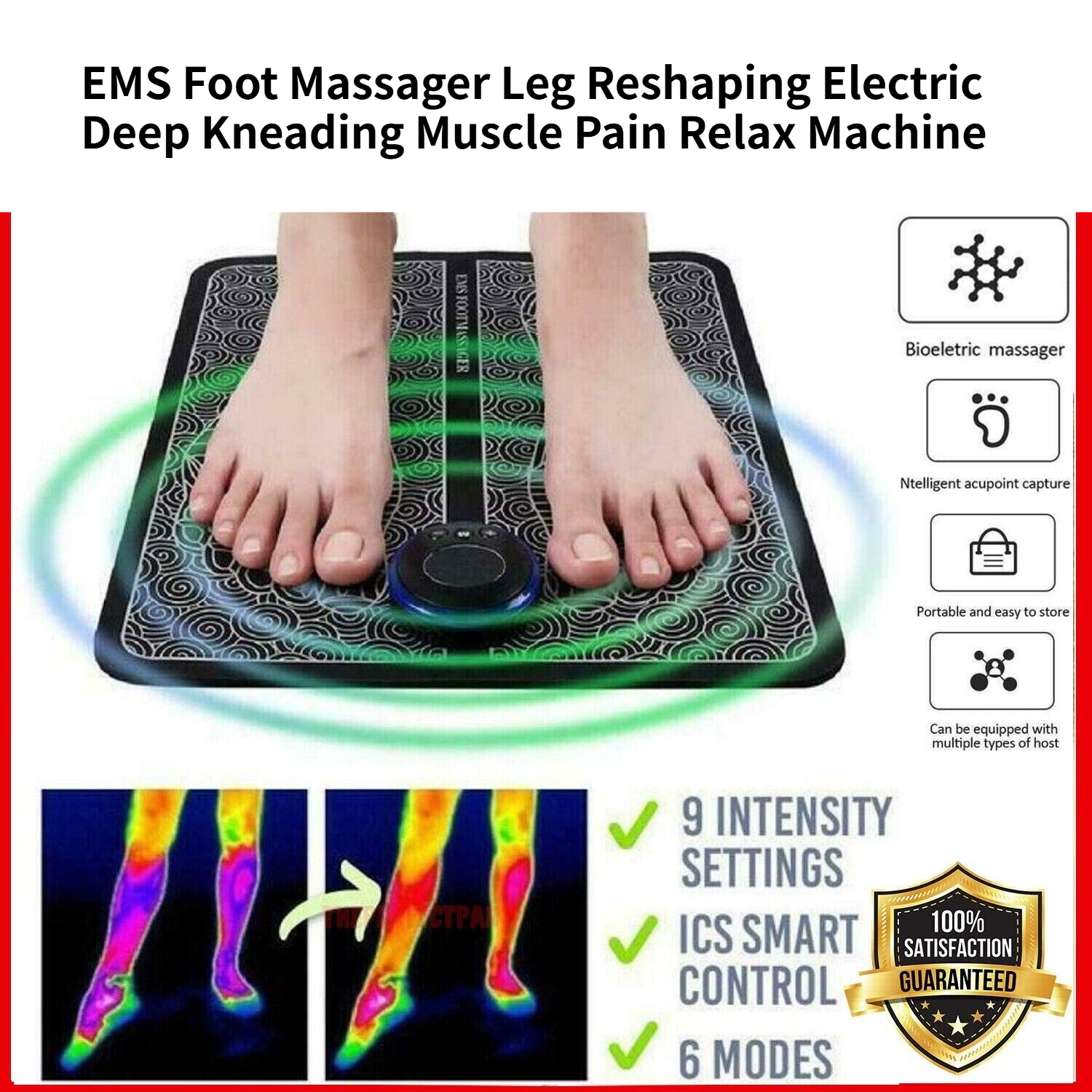 Ems Foot Massager - EMS Foot Massager Leg Reshaping Electric