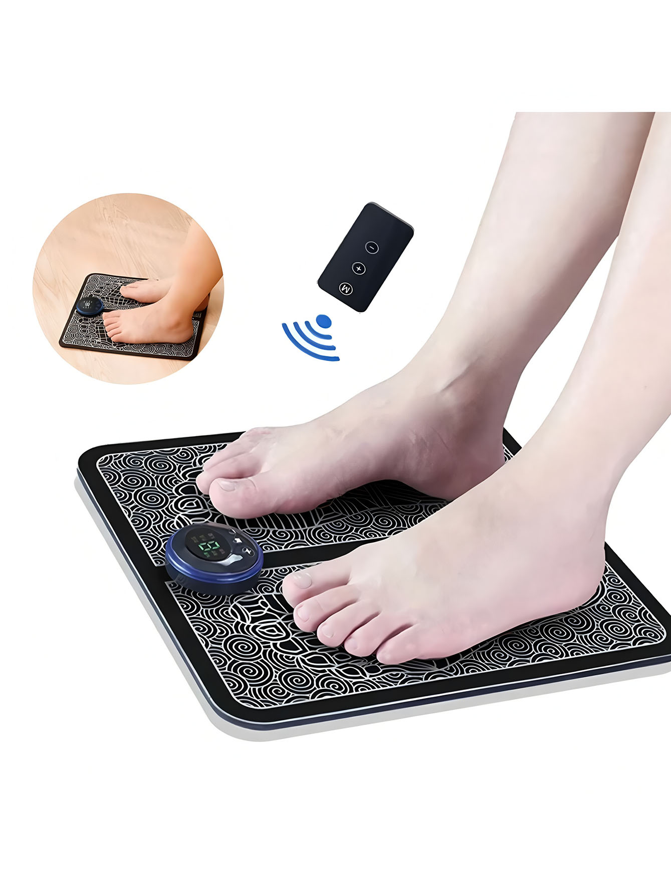 Ems Foot Massager - EMS Foot Massager Rechargeable Massage Pad