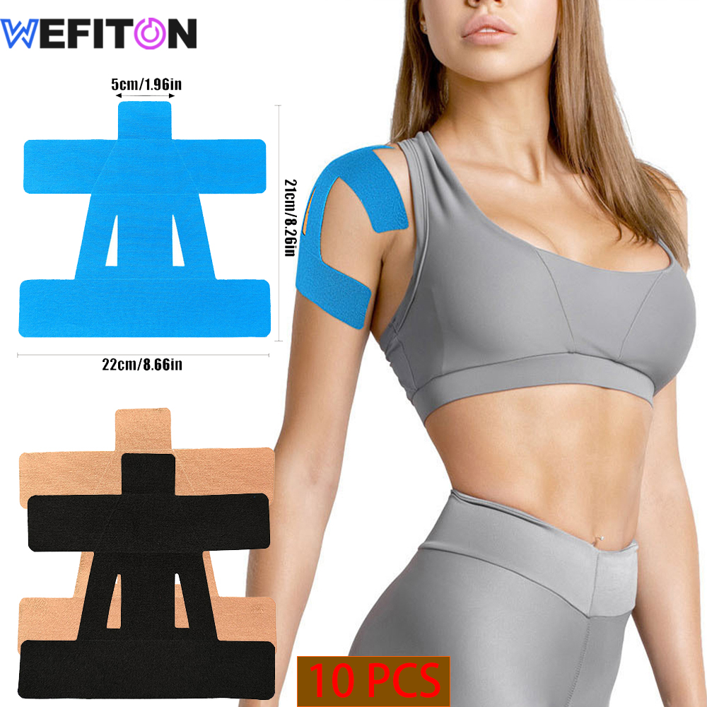 10 PCS Precut Kinesiology Tape - đánh giá và giá Sports Taping Precut
