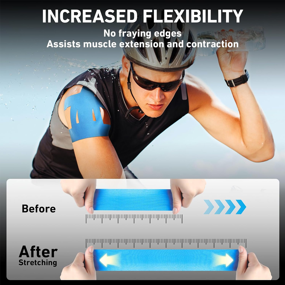 10 PCS Precut Kinesiology Tape - đánh giá và giá Sports Taping Precut
