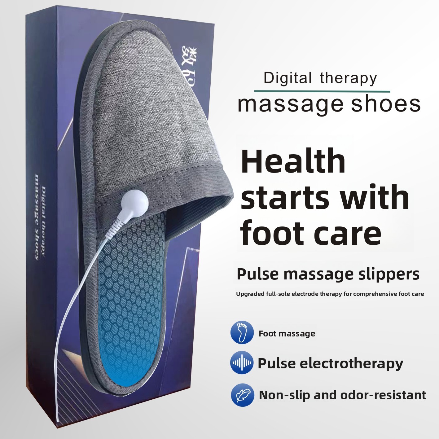Massage Slippers Electrotherap - đánh giá và giá Ems Foot Massager