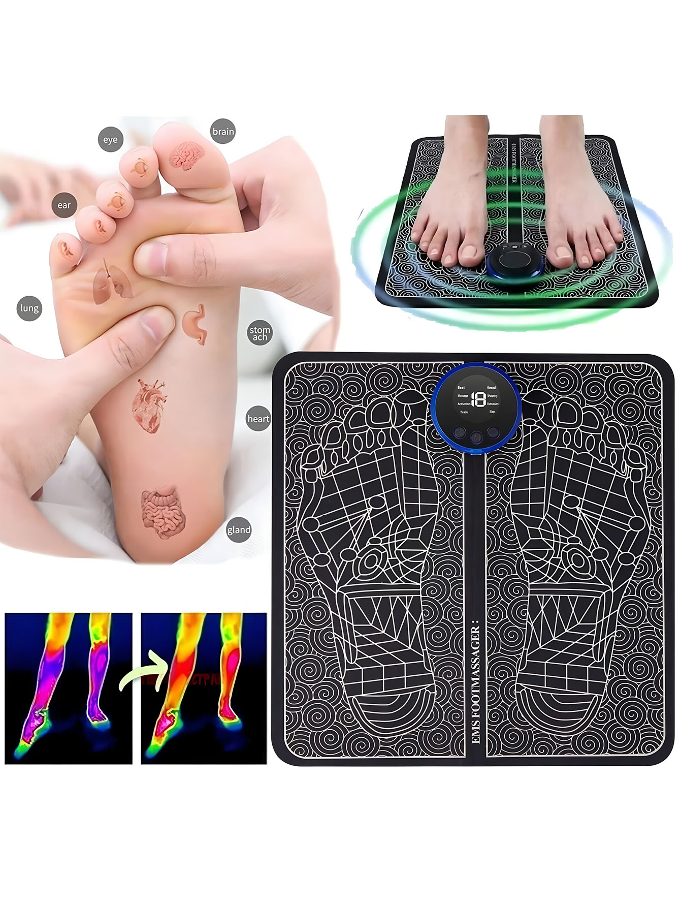 Foot Massager Foot Therapy Mac - đánh giá và giá Ems Foot Massager