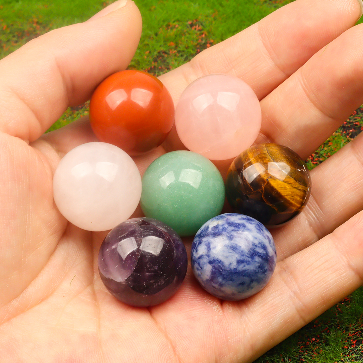 7-Piece Set Natural Crystal He - đánh giá và giá Healing Crystal Set