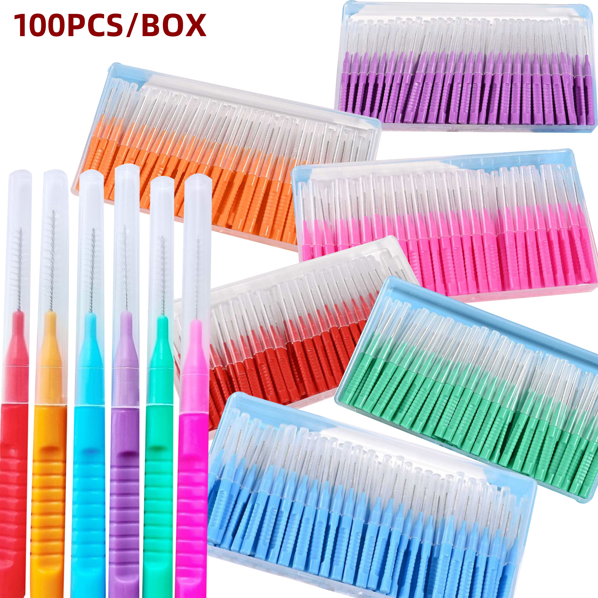 100Pcs 0.6-1.2mm Interdental B - đánh giá và giá Health Wellness Product