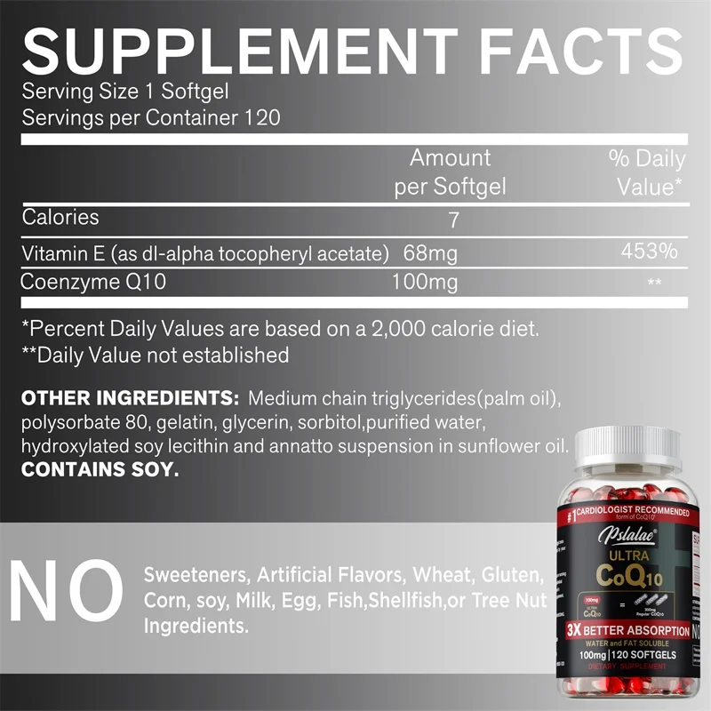 120 Coenzyme Q10 Capsules Prov - đánh giá và giá Health Wellness Product