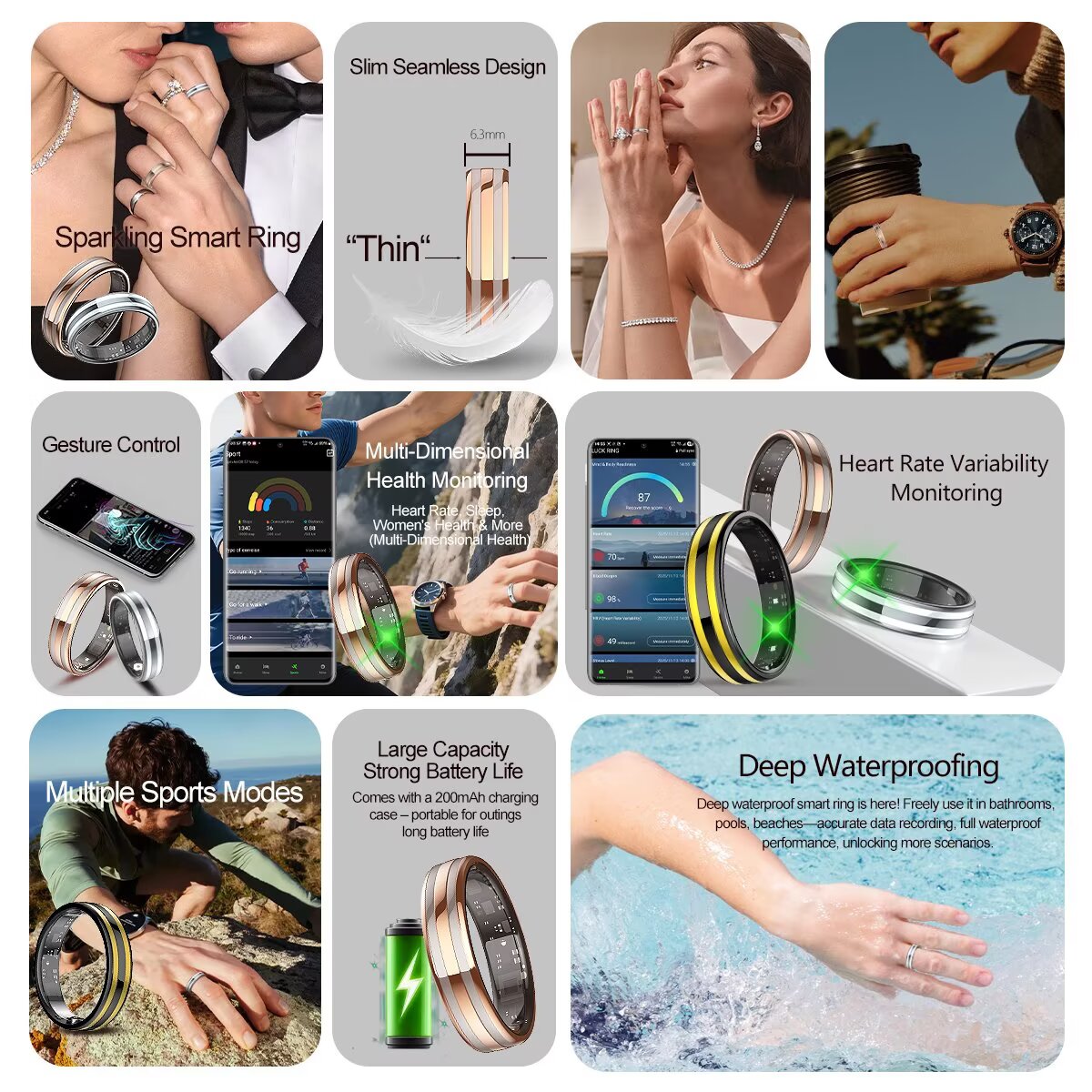 2026 Smart Ring For Men Women  - đánh giá và giá Women'S Health & Wellness Center