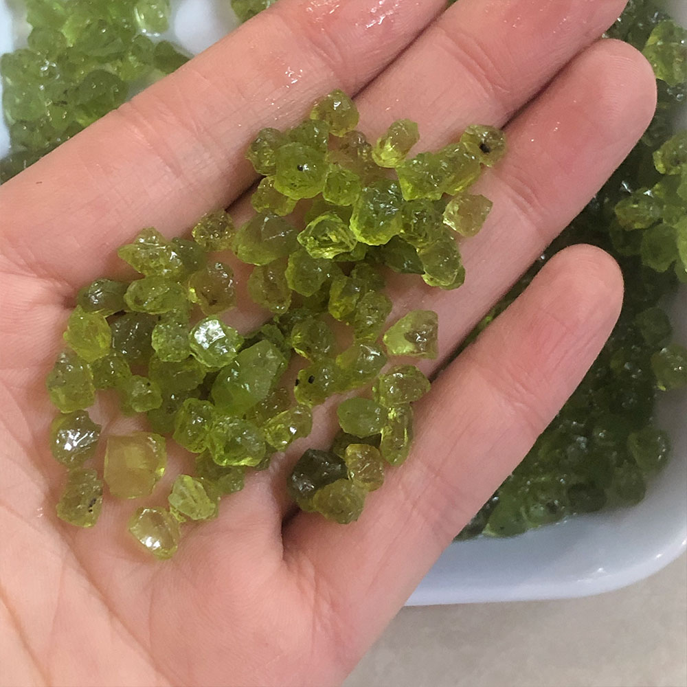 20g/Pack Natural Peridot Olivi - đánh giá và giá Healing Crystal Set