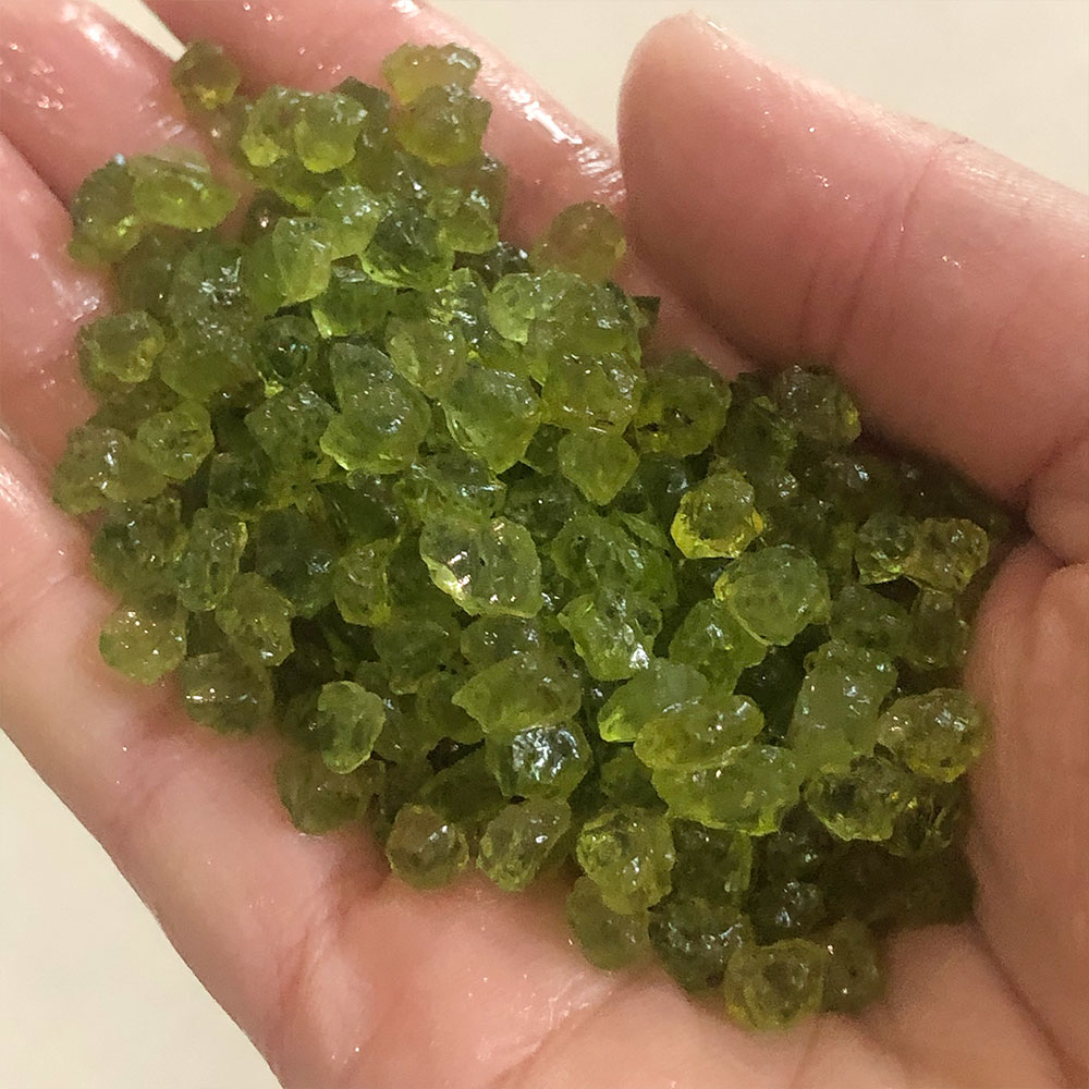20g/Pack Natural Peridot Olivi - đánh giá và giá Healing Crystal Set