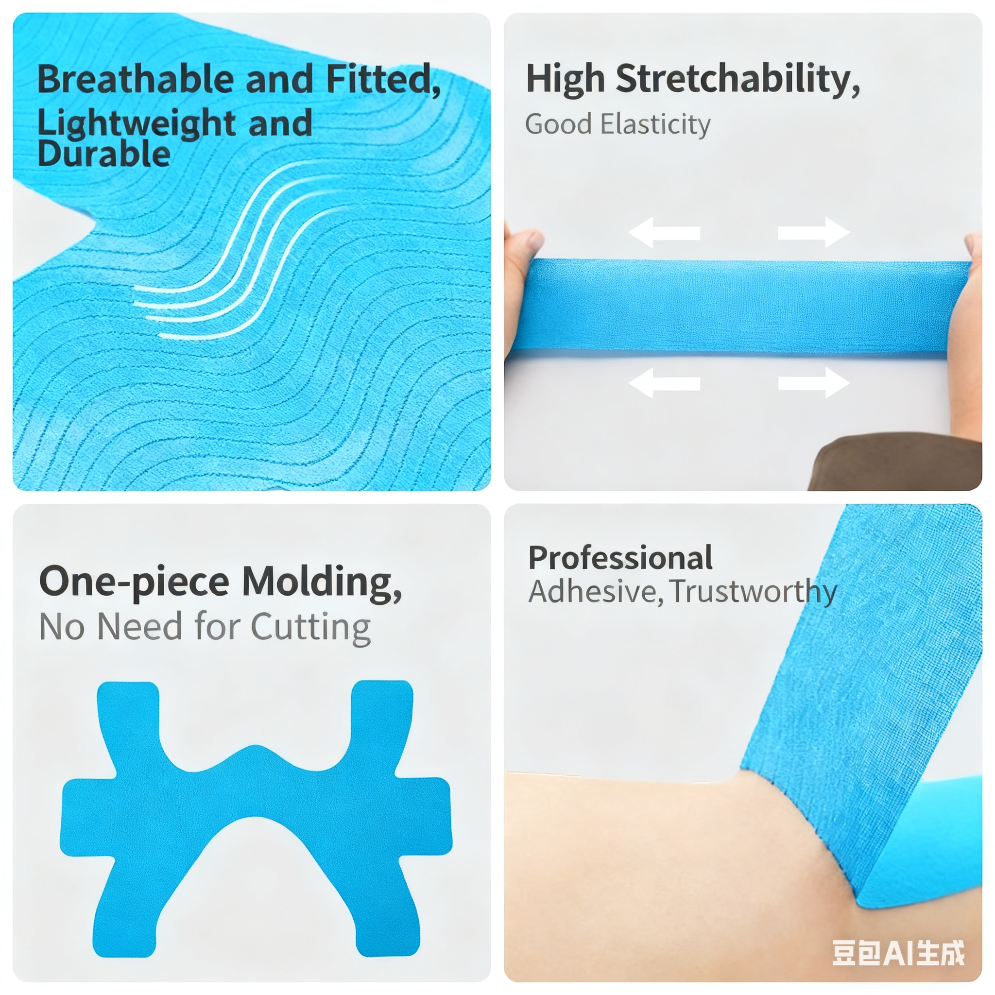 Precut Kinesiology Wrap Tape f - đánh giá và giá Sports Taping Precut