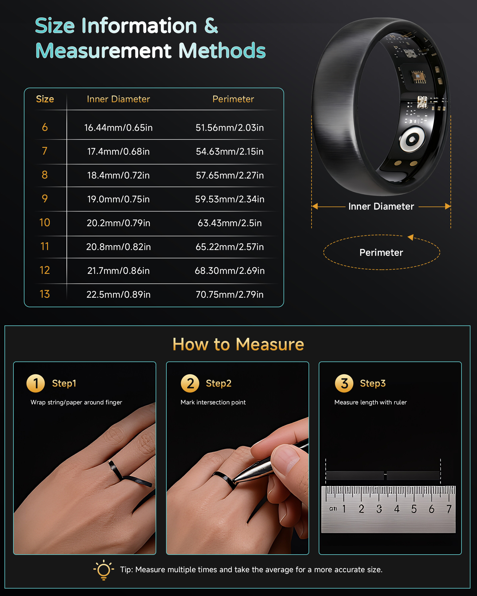 AURA Matt Smart Ring Fitness S - đánh giá và giá Women'S Health & Wellness Center