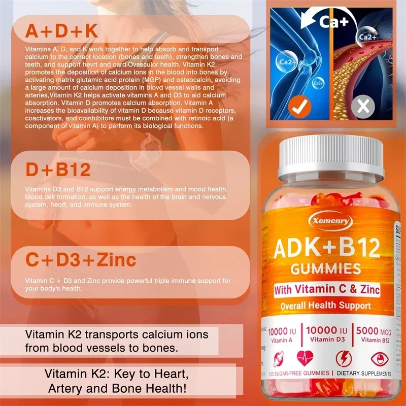 Vitamin D3 K2 + Vitamin B12 Gu - đánh giá và giá Health Wellness Product