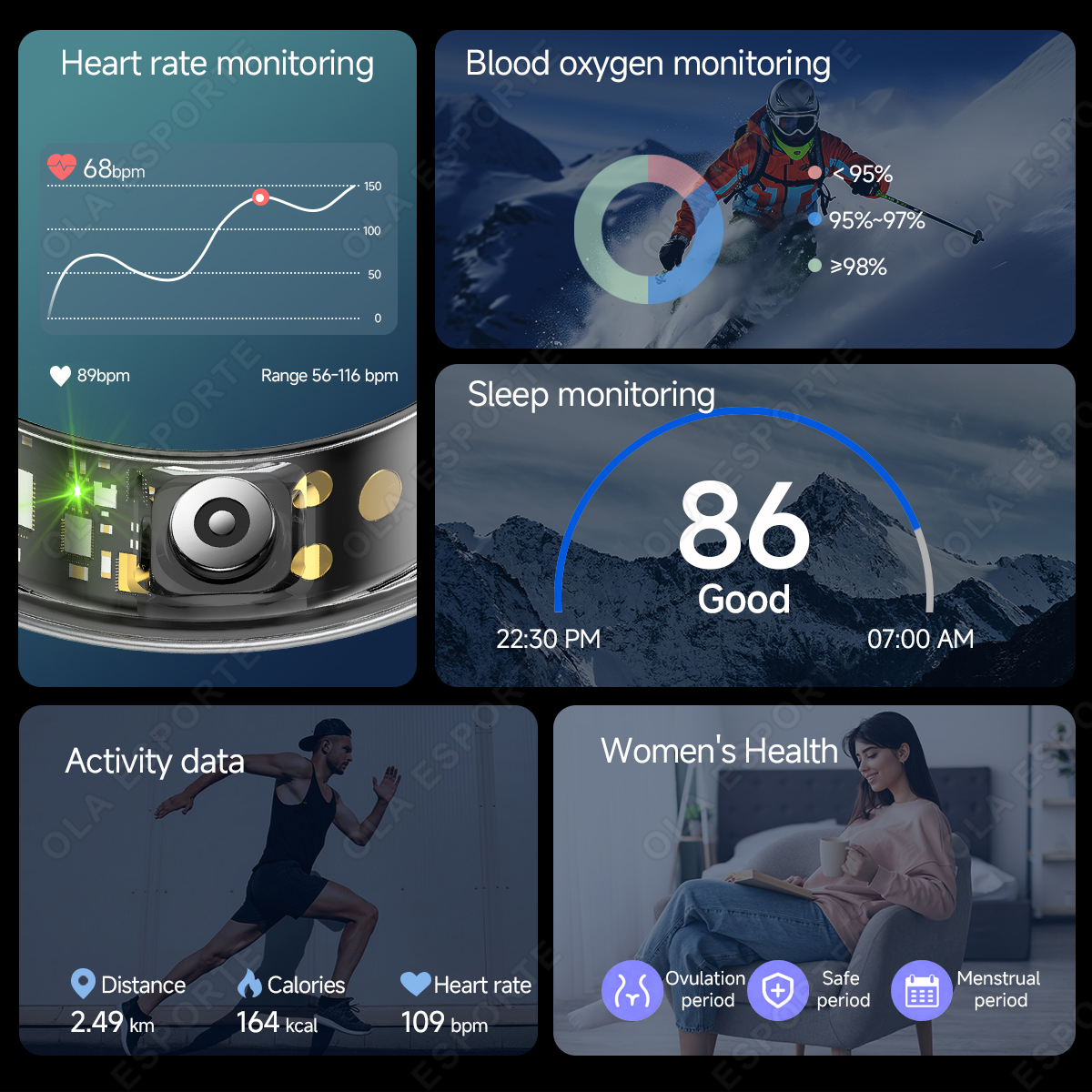 R10 Smart Ring with Charging C - đánh giá và giá Women'S Health & Wellness Center