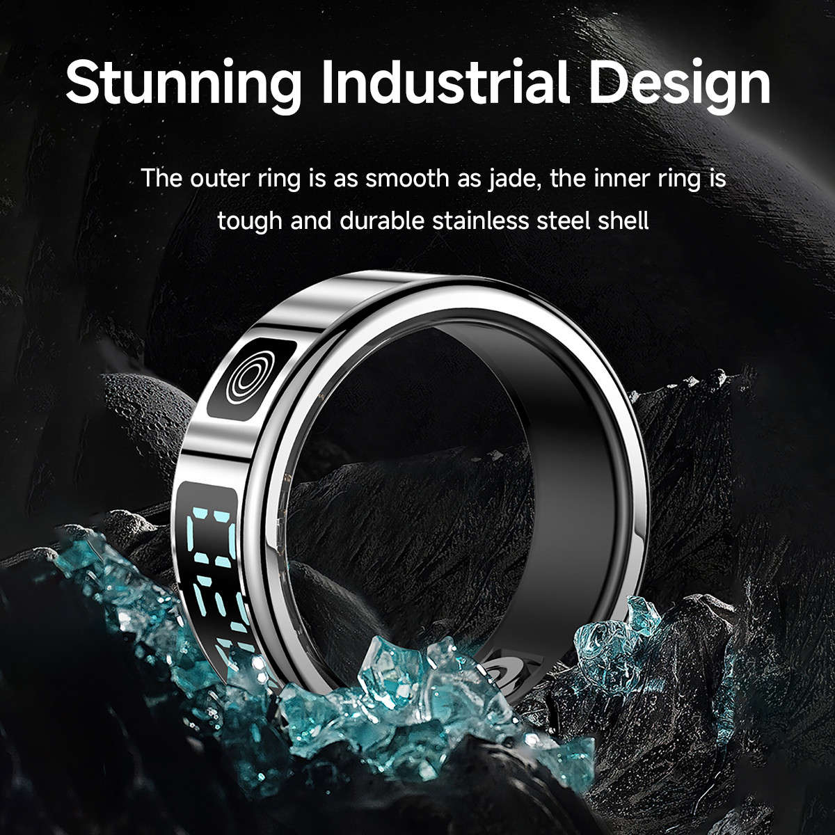 New Smart Ring SR08 LED Displa - đánh giá và giá Women'S Health & Wellness Center