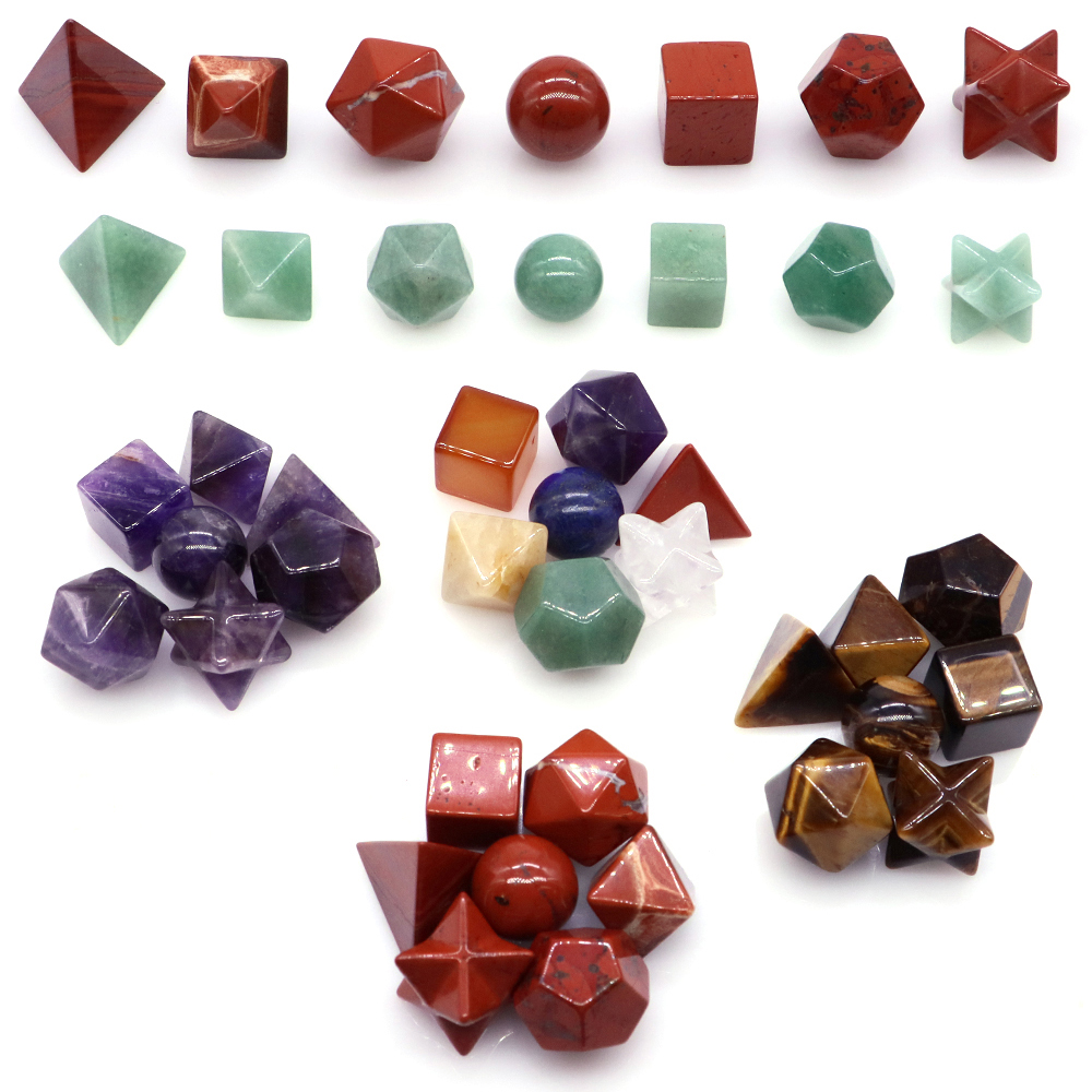 Natural Crystals 7Pcs Platonic - đánh giá và giá Healing Crystal Set