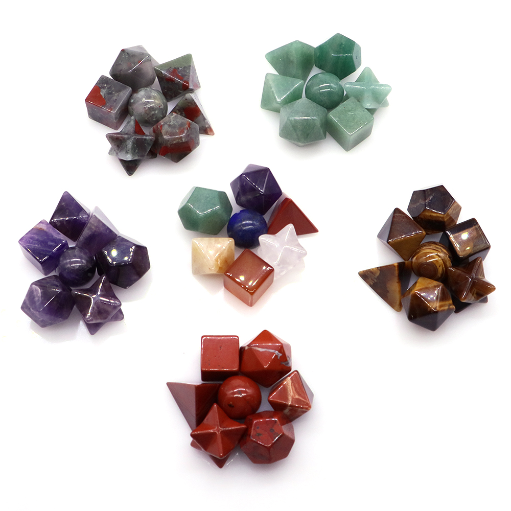 Natural Crystals 7Pcs Platonic - đánh giá và giá Healing Crystal Set