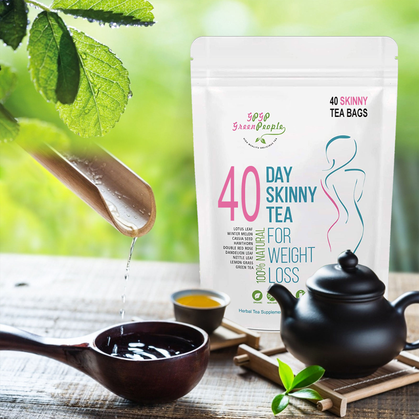 Natural 40 Days Herbal Skinny  - đánh giá và giá Health Wellness Product