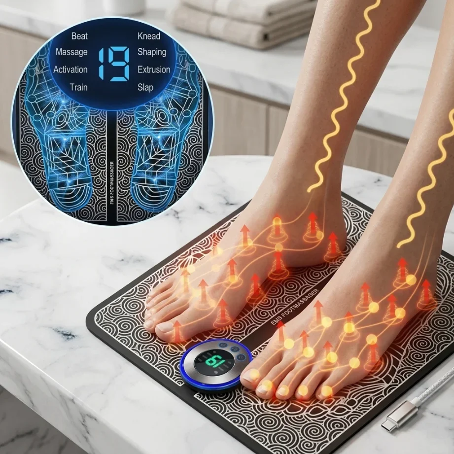 EMS Foot Massager Pad Relief P - đánh giá và giá Ems Foot Massager