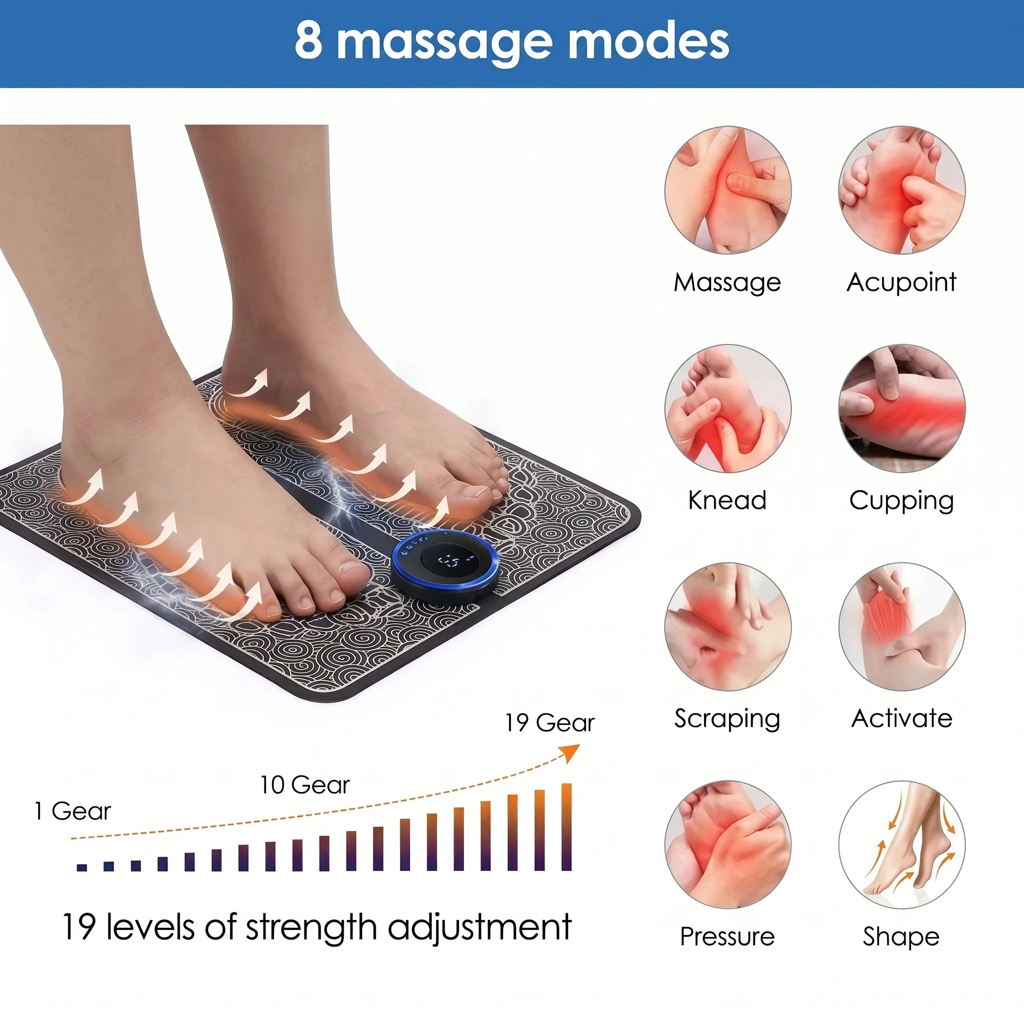 EMS Foot Massager Pad Relief P - đánh giá và giá Ems Foot Massager