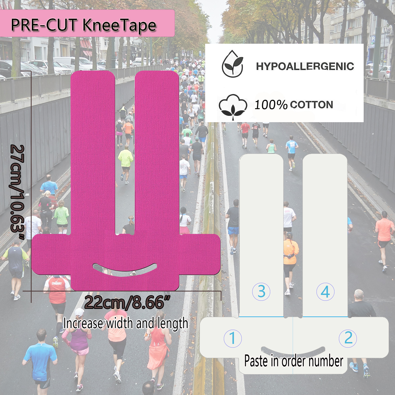 6/12pcs Precut Kinesiology Tap - đánh giá và giá Sports Taping Precut
