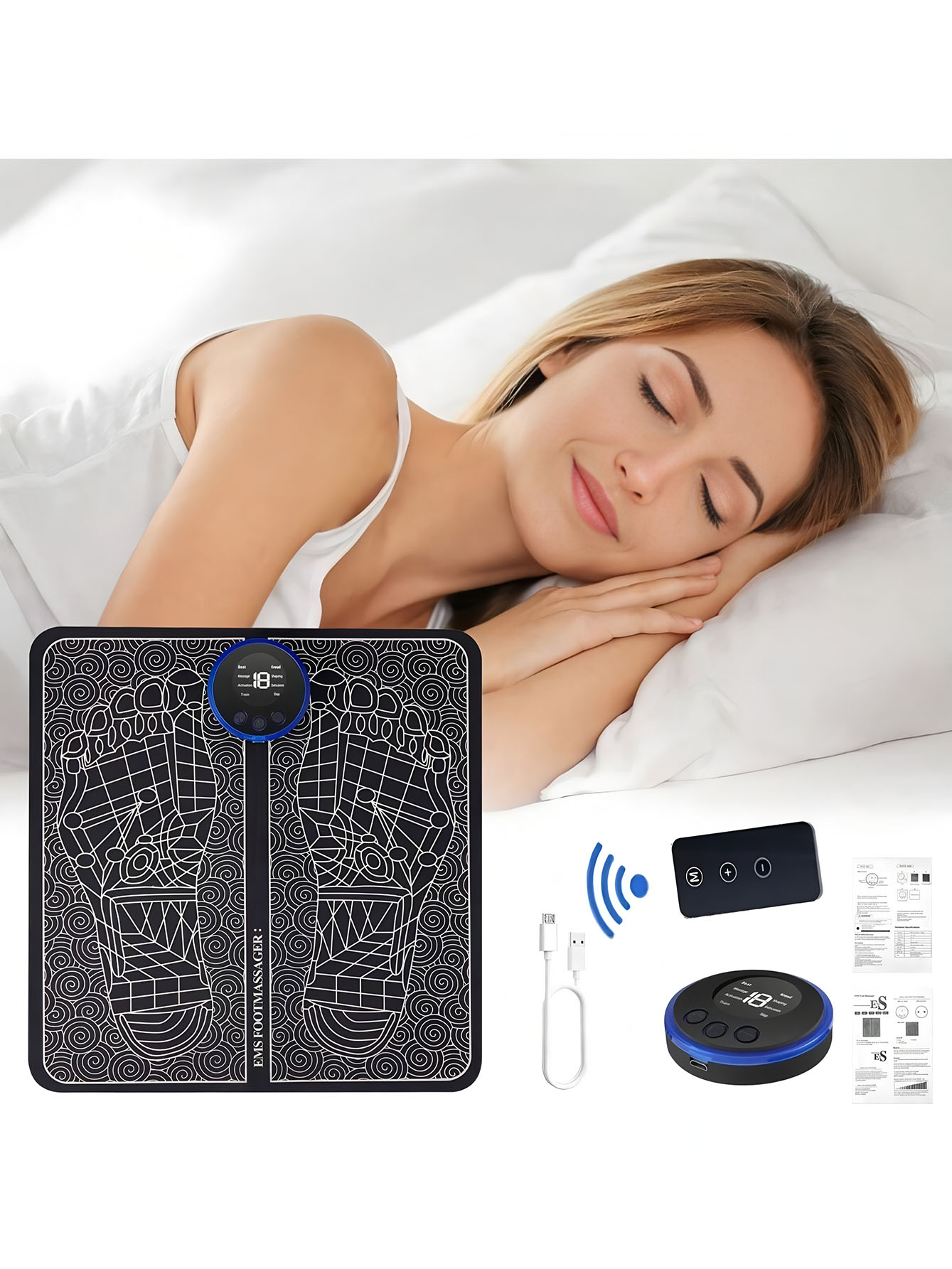 EMS Foot Massager Rechargeable - đánh giá và giá Ems Foot Massager
