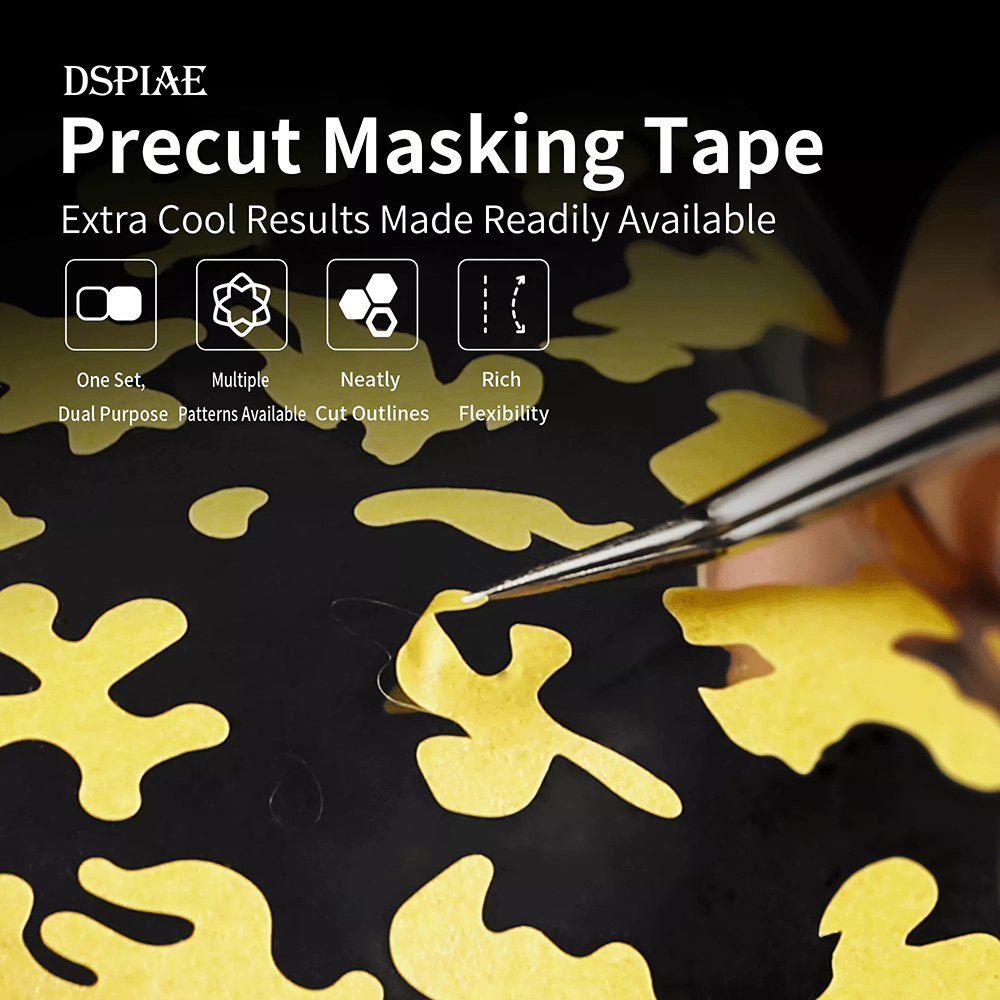 DSPIAE Digital Camouflage Bug  - đánh giá và giá Sports Taping Precut