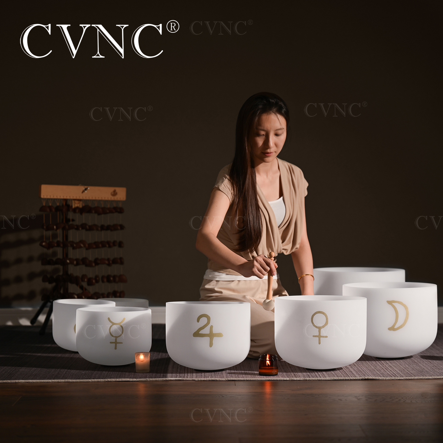 CVNC 8-14 Inch Alchemical Symb - đánh giá và giá Healing Crystal Set