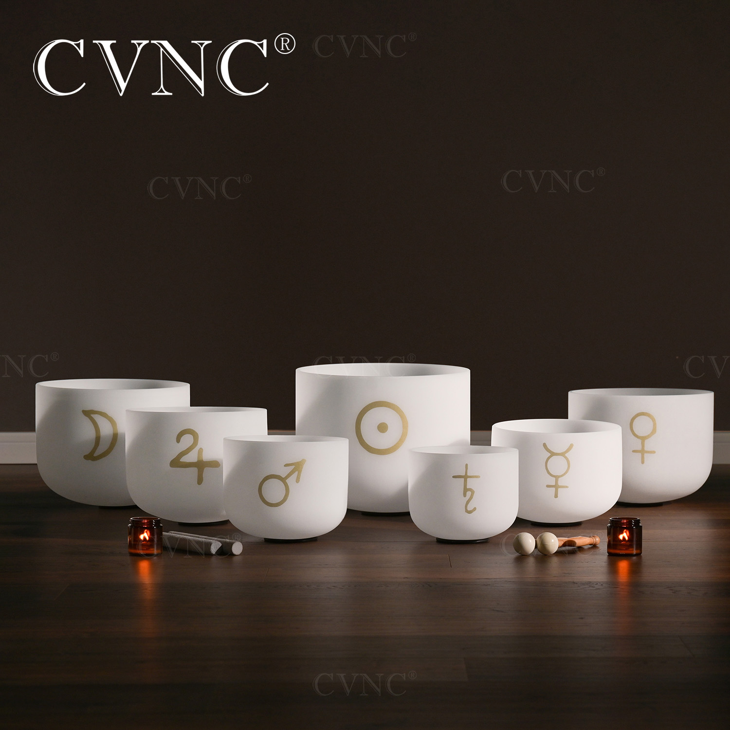 CVNC 8-14 Inch Alchemical Symb - đánh giá và giá Healing Crystal Set