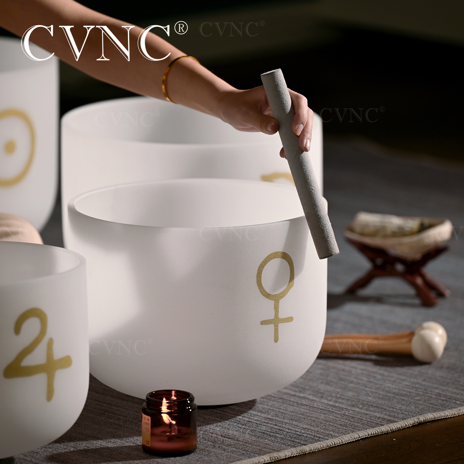 CVNC 8-14 Inch Alchemical Symb - đánh giá và giá Healing Crystal Set